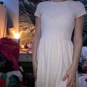 Women’s white dress